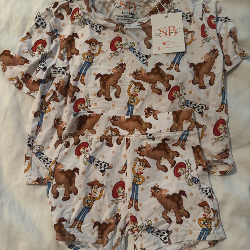 Toy Story Character Print Pajama Set